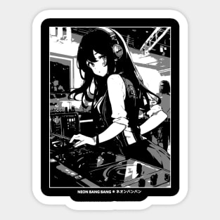 Japanese Anime Manga Streetwear - DJ Sticker